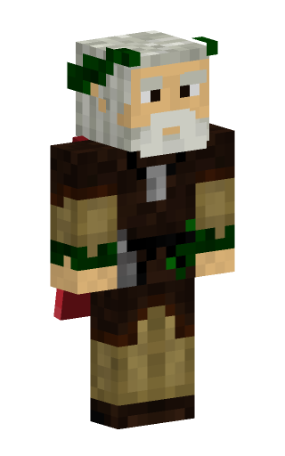 jeb_ rendered with the body type: The full posable player model with every layer and the cape.