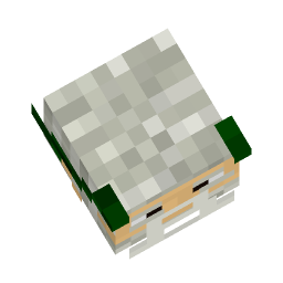 jeb_’s Minecraft head rendered from above (yaw 30, pitch 75)