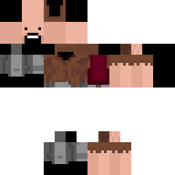 Minecraft skin sheet preview for Notch