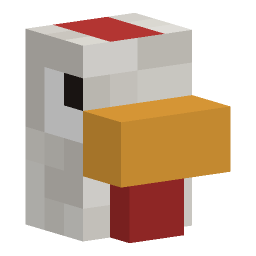 Minecraft chicken head render