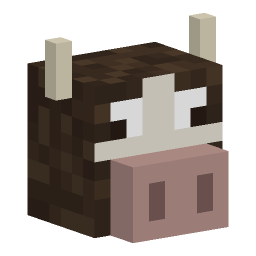 Minecraft cow head render