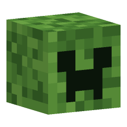 Minecraft creeper head render