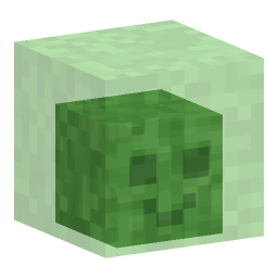 Minecraft slime head render