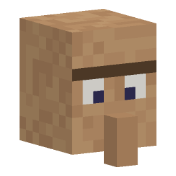 Minecraft villager head render