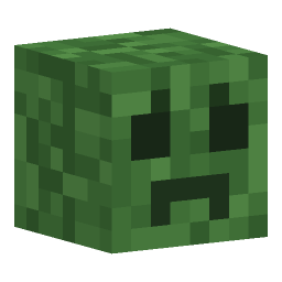 Minecraft zombie head render